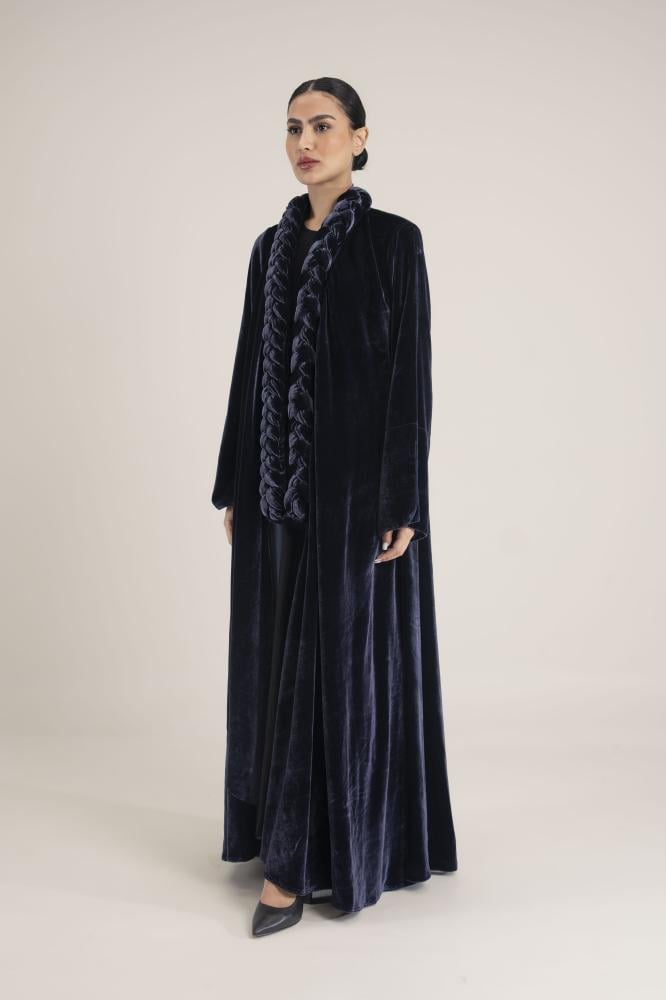 NO.92 Navy Velvet braid