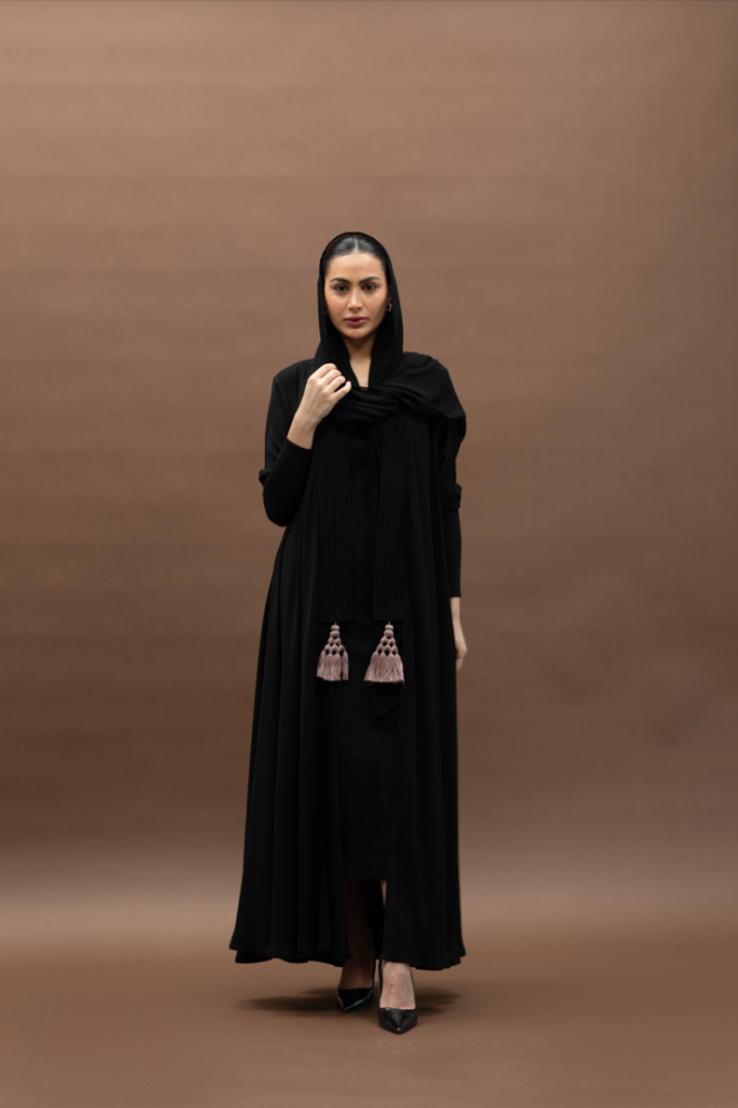 NO.94 Black crepe x pink