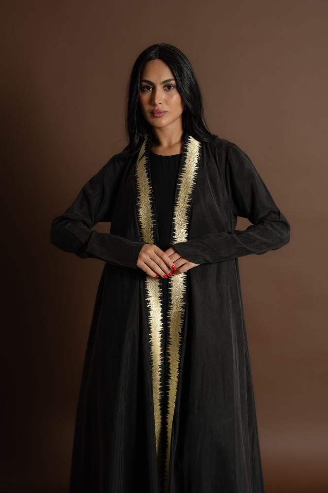 NO.102 black x butter yellow washed silk