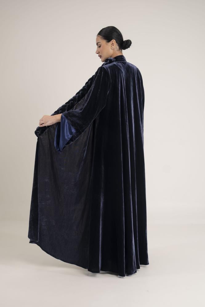 NO.92 Navy Velvet braid