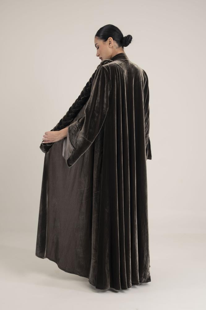 NO.92 Grey Velvet braid