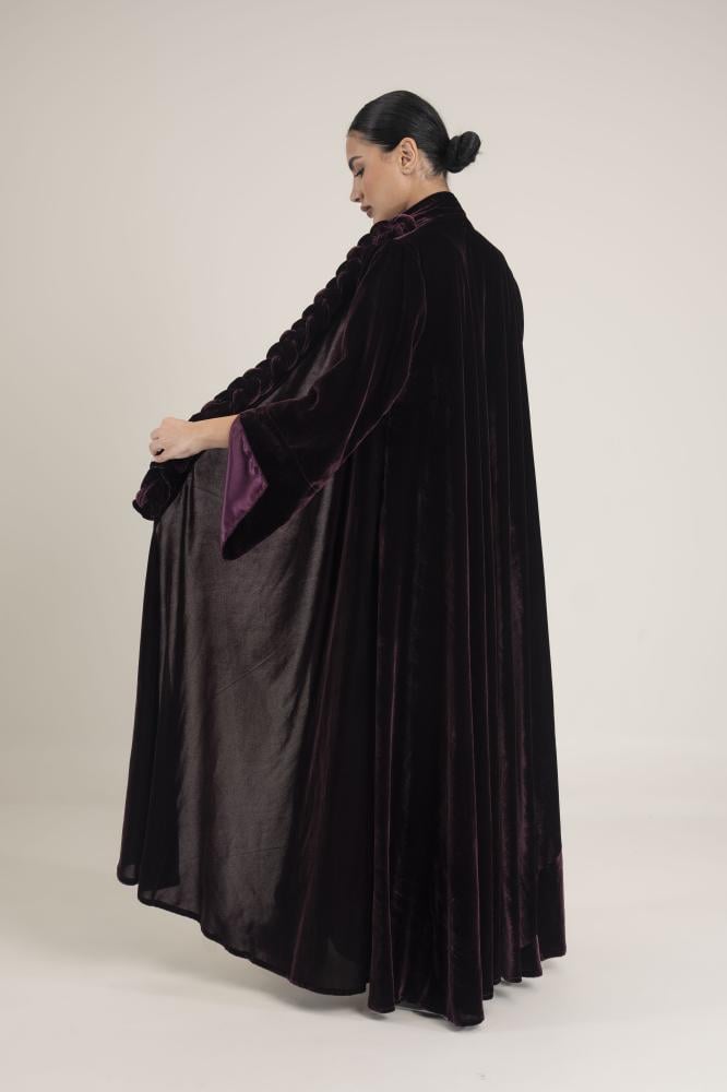 NO.92 Burgundy Velvet braid