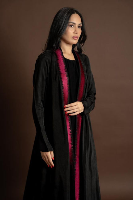 NO.102 Black x pink washed silk