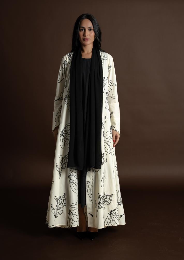 NO.101 Black x beige cotton