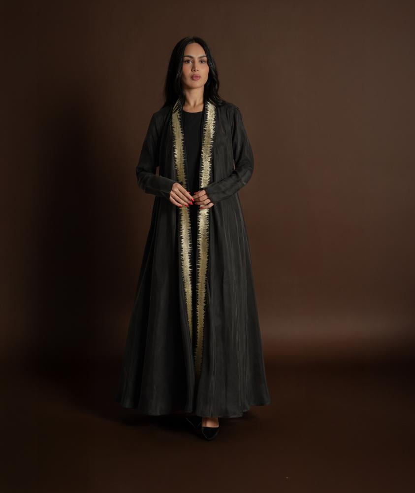 NO.102 black x butter yellow washed silk