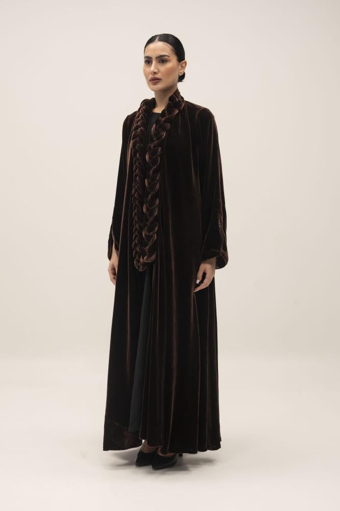 NO.92 Brown Velvet braid