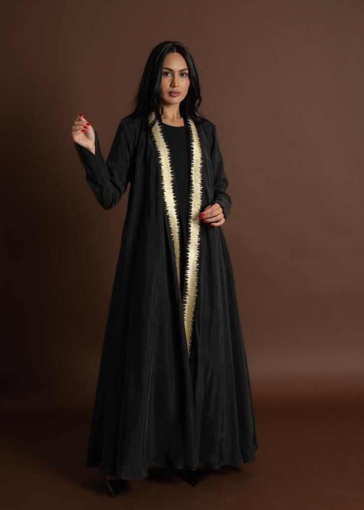 NO.102 black x butter yellow washed silk