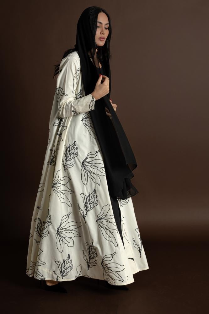 NO.101 Black x beige cotton