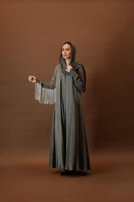 NO.96 Light green washed silk x hem