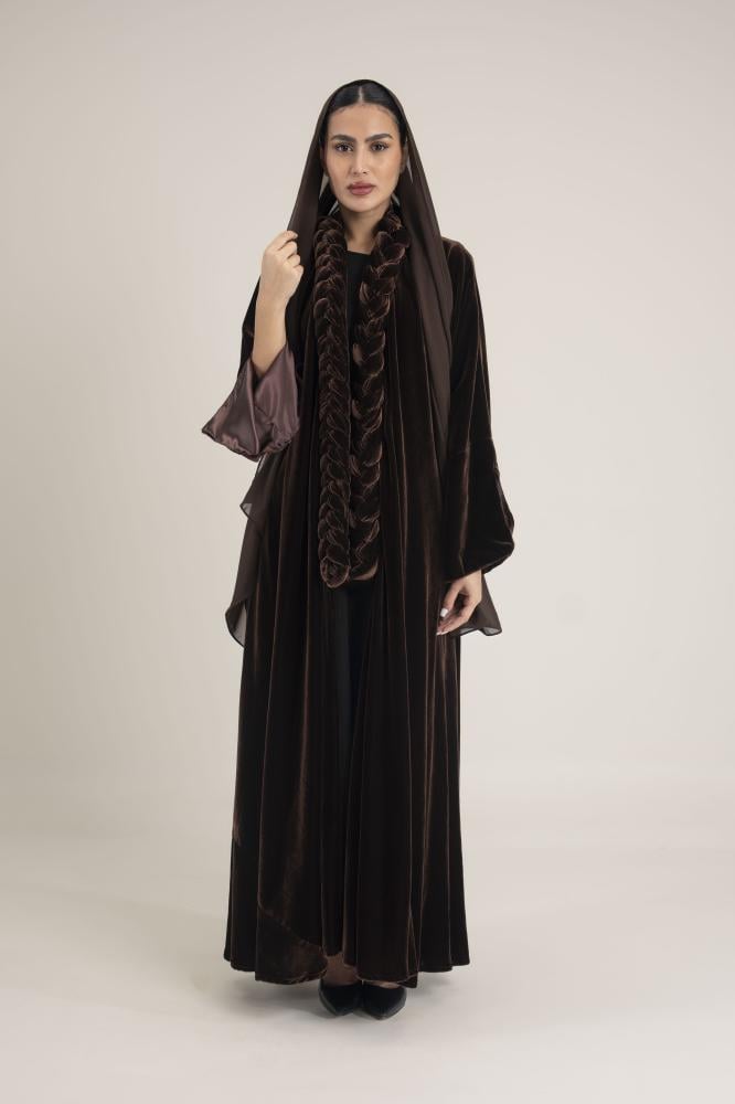 NO.92 Brown Velvet braid