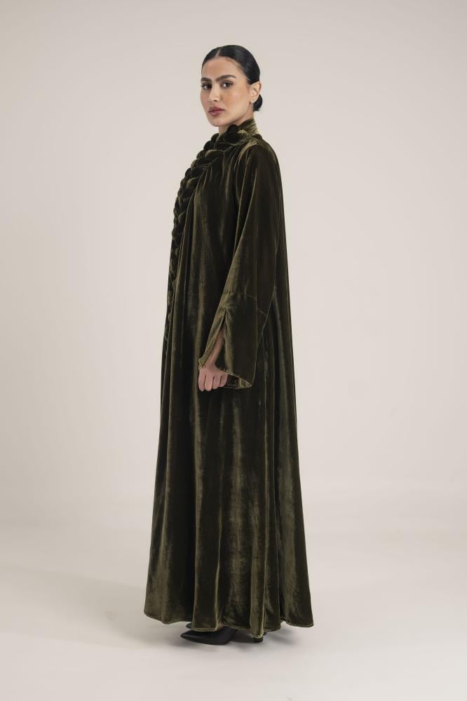 NO.92 Green Velvet braid