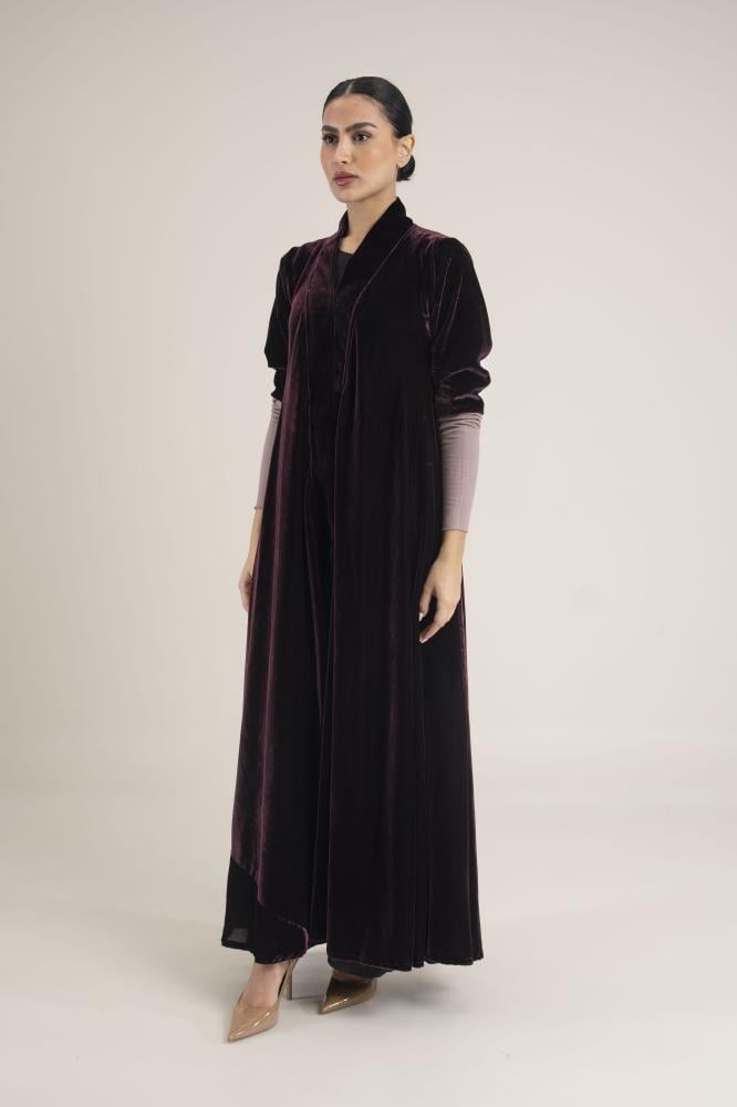 NO.91 Burgundy Velvet x Stretch