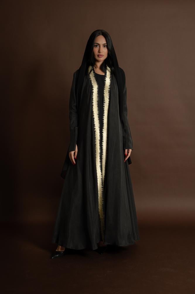 NO.102 black x butter yellow washed silk