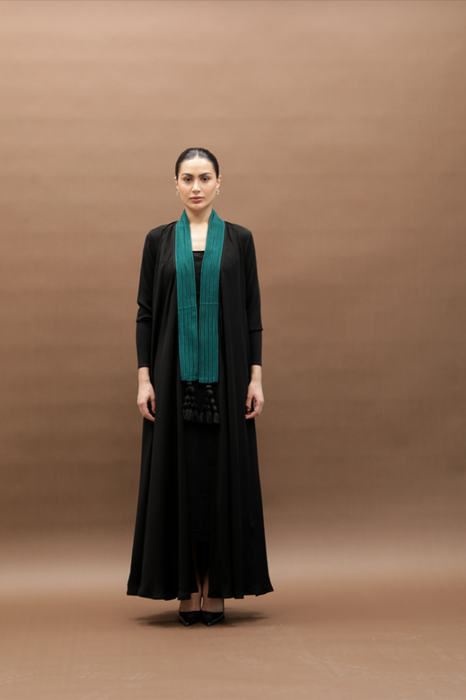 NO.94 Black crepe x blue