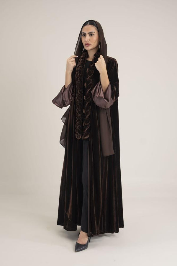 NO.92 Brown Velvet braid