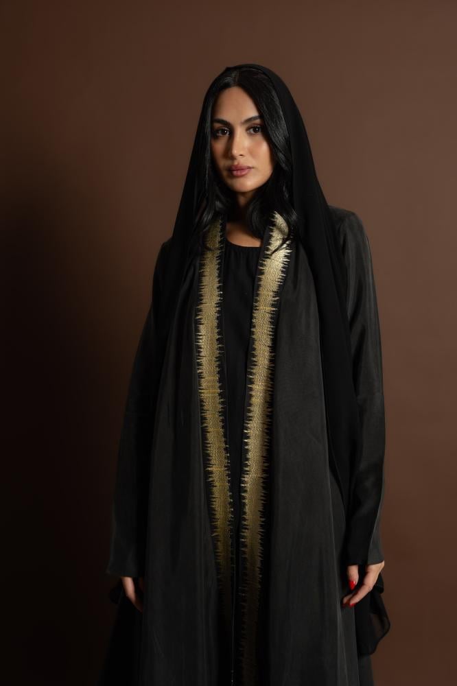 NO.102 black x butter yellow washed silk