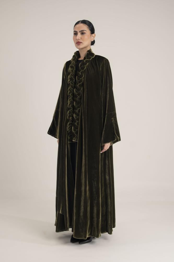 NO.92 Green Velvet braid