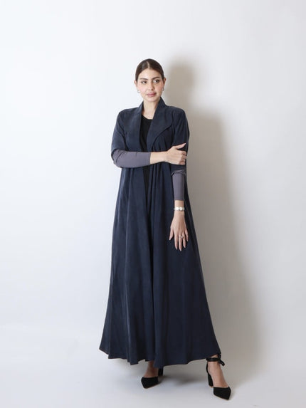 NO.83 NAVY SILK X STRETCH