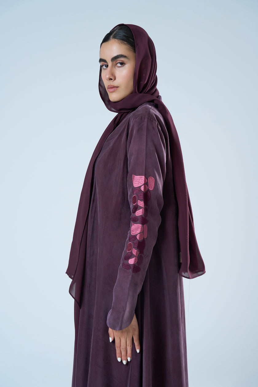 No.125 Burgundy Washed Silk