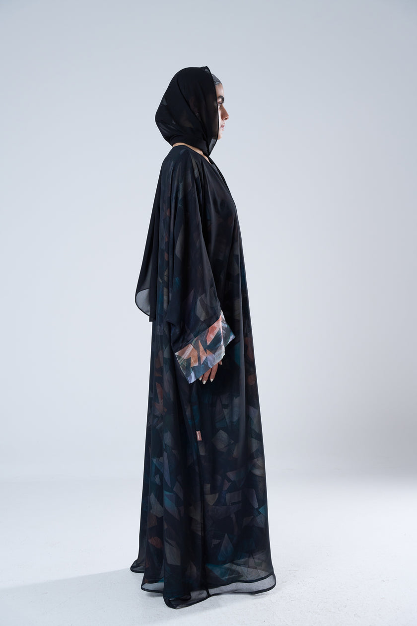 No.122 Blue x Black Print