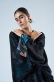 No.122 Blue x Black Print