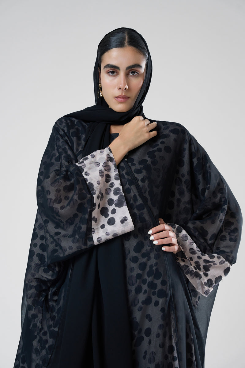 No.122 Beige x Black Print