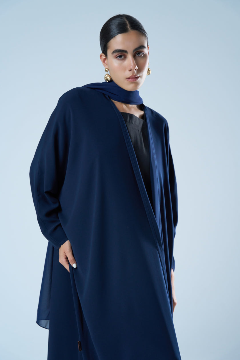 No.123 Navy Crepe