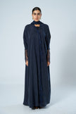 No.124 Washed Silk x Navy Lace