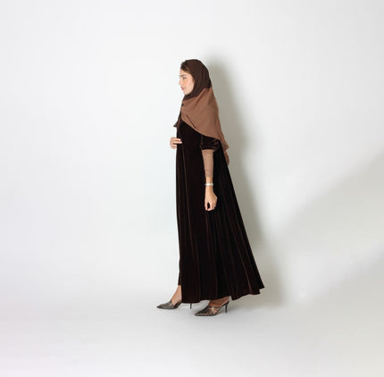 NO.80 BROWN VELVET X STRETCH