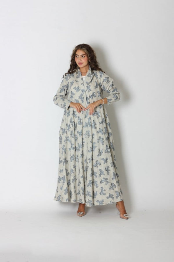 NO.74 LINEN BLUE X BEIGE