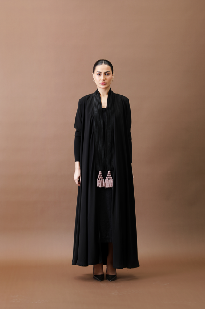 NO.94 Black crepe x pink