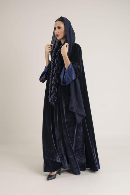 NO.92 Navy Velvet braid