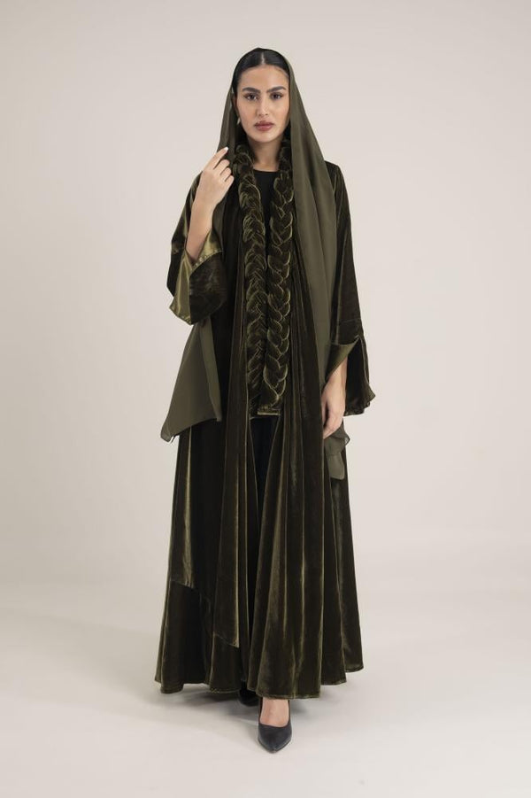 NO.92 Green Velvet braid