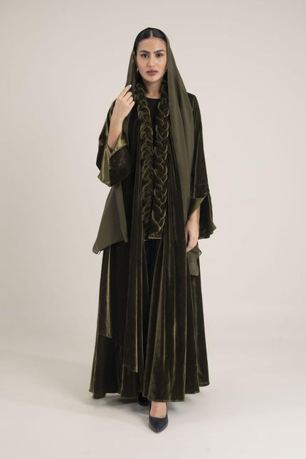 NO.92 Green Velvet braid