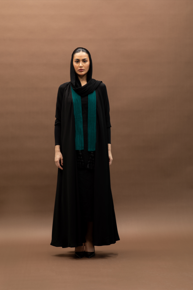 NO.94 Black crepe x blue