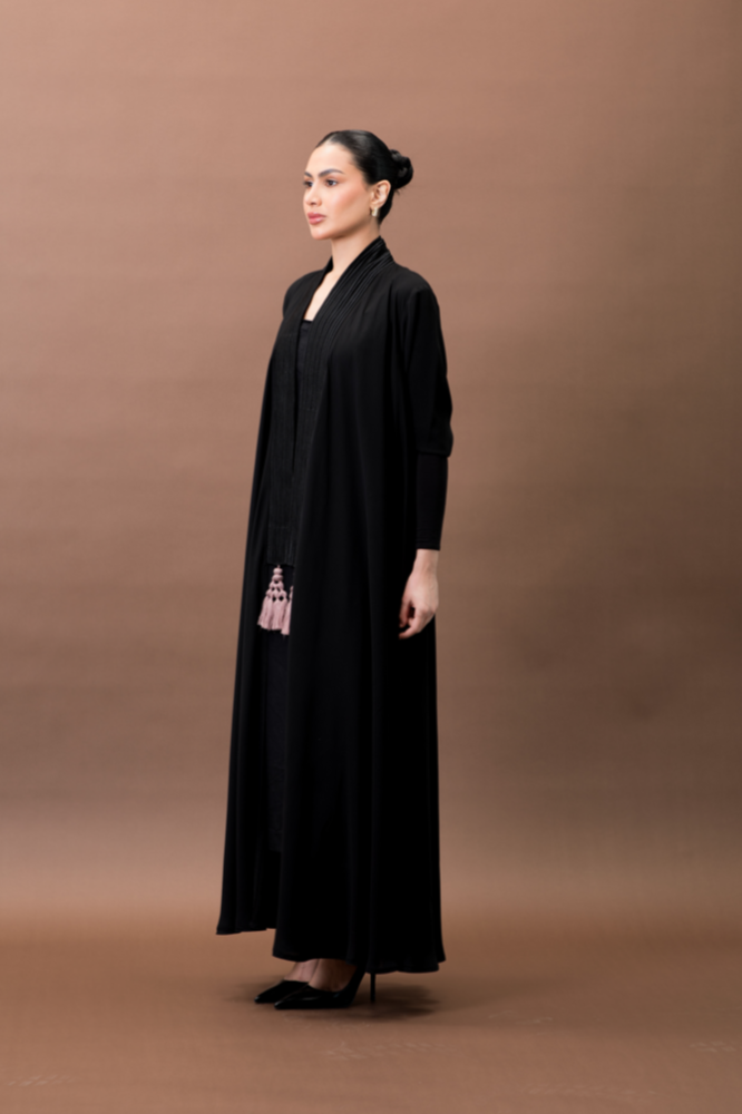 NO.94 Black crepe x pink