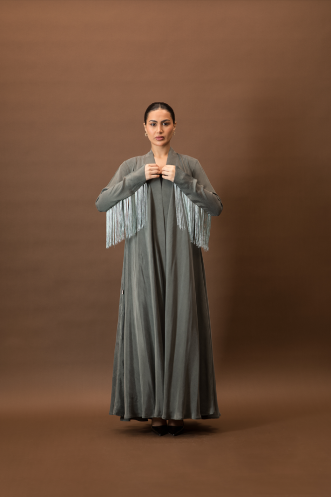 NO.96 Light green washed silk x hem