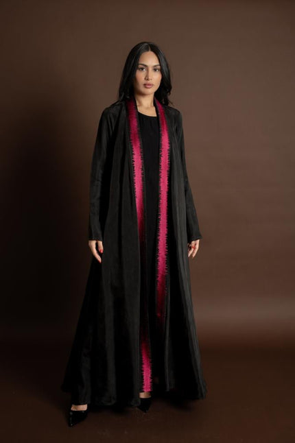 NO.102 Black x pink washed silk