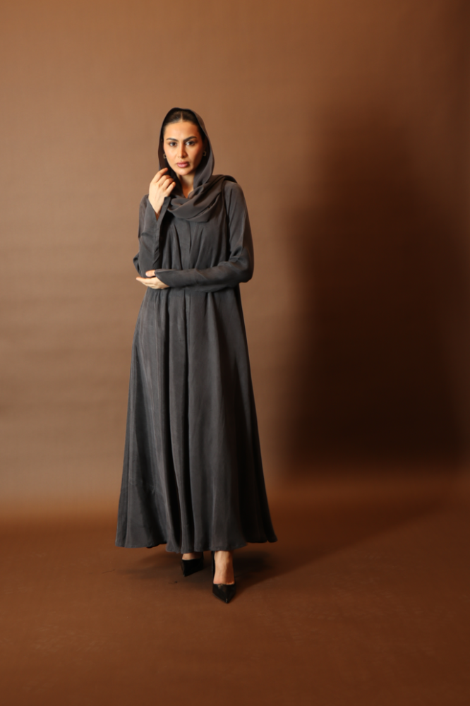 NO.97 grey washed silk