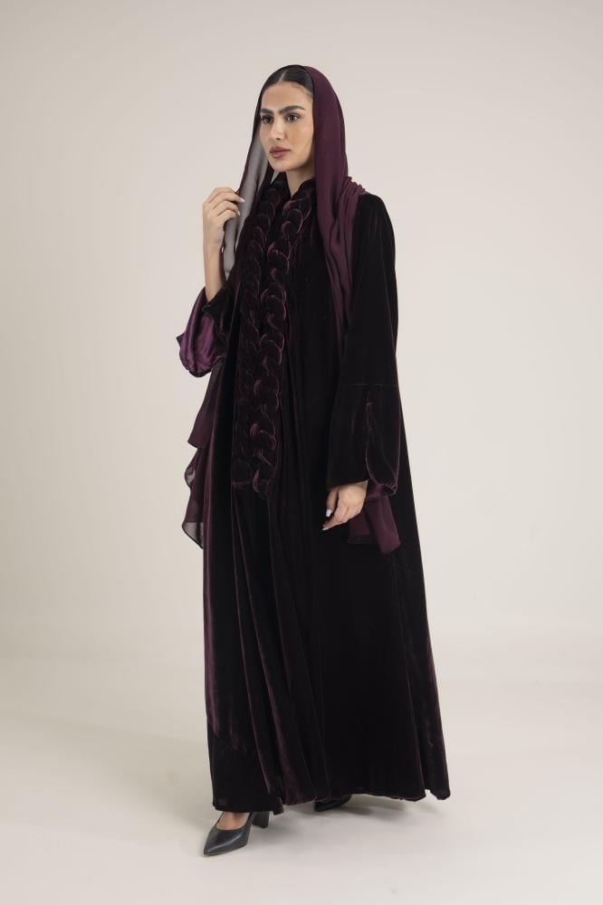 NO.92 Burgundy Velvet braid