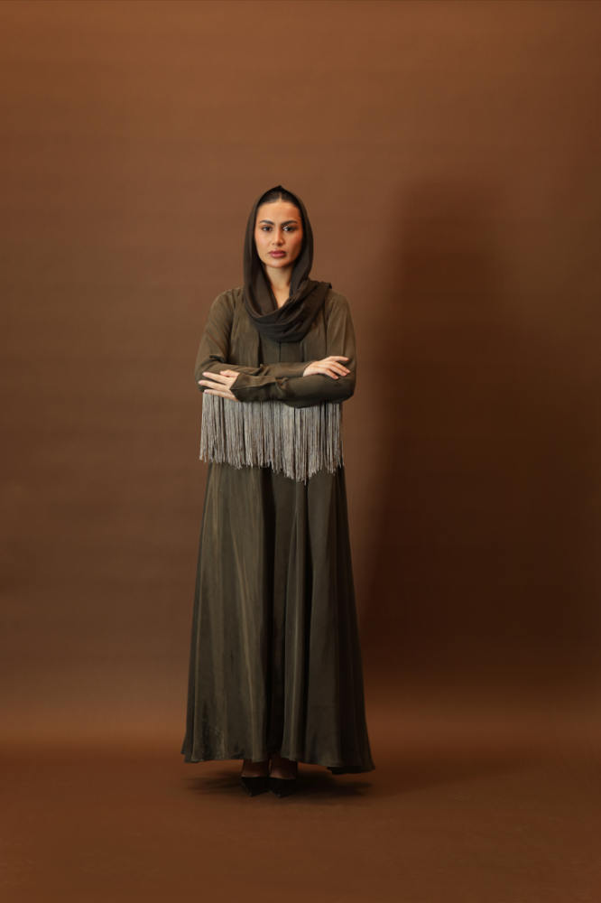 NO.96 green washed silk x hem