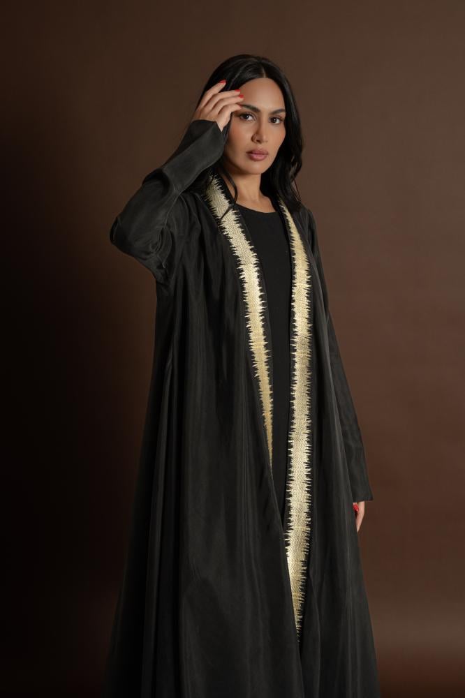 NO.102 black x butter yellow washed silk