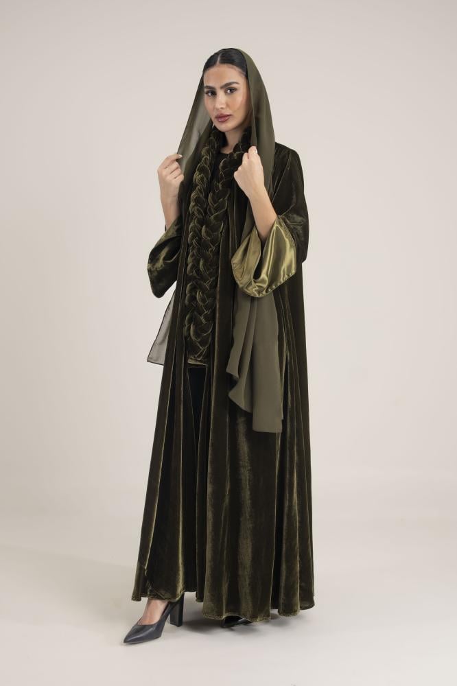 NO.92 Green Velvet braid