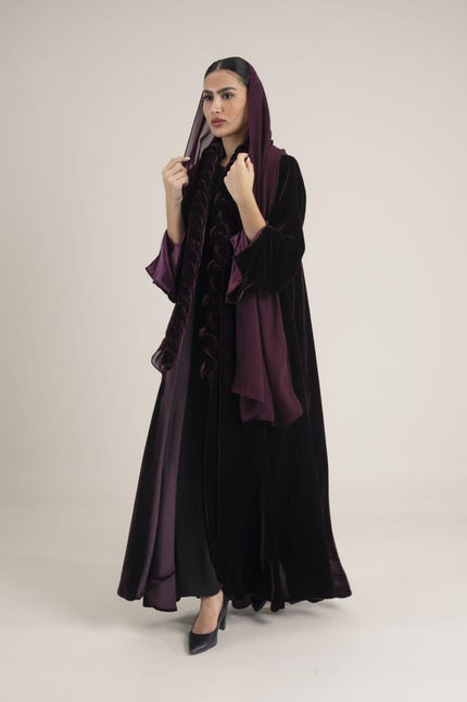 NO.92 Burgundy Velvet braid