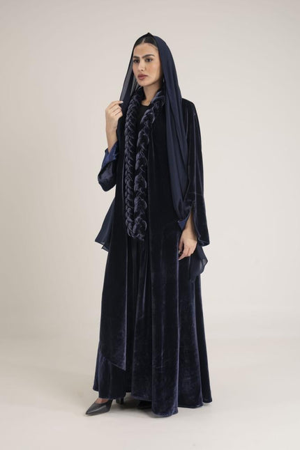 NO.92 Navy Velvet braid