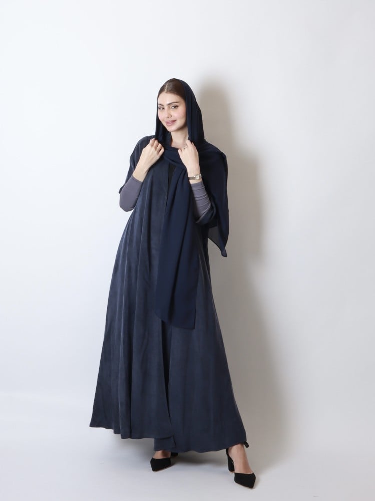 NO.83 NAVY SILK X STRETCH