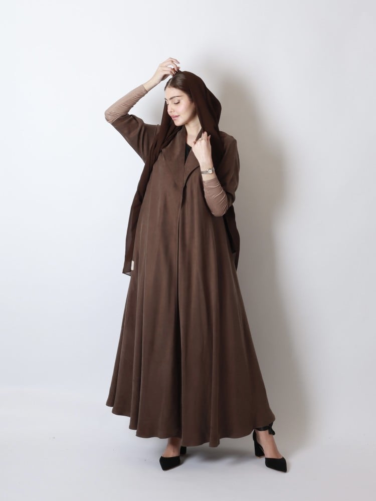 NO.83 BROWN SILK X STRETCH