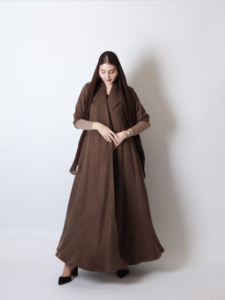 NO.83 BROWN SILK X STRETCH